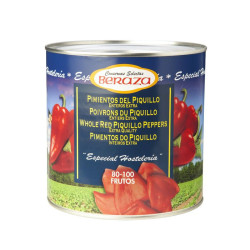 PIMIENTOS DEL PIQUILLO ENTEROS EXTRA 80/100 LATA 6/3Kg